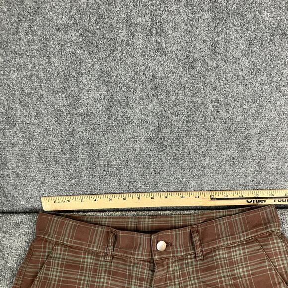 Patagonia Shorts Mens 32 Brown Plaid Casual Outdoor Hiking Classic Summer - Picture 5 of 9